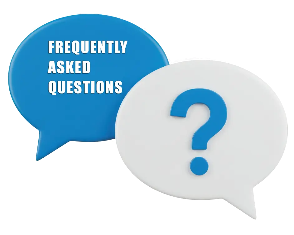 Frequently Asked Questions Bubble Graphic