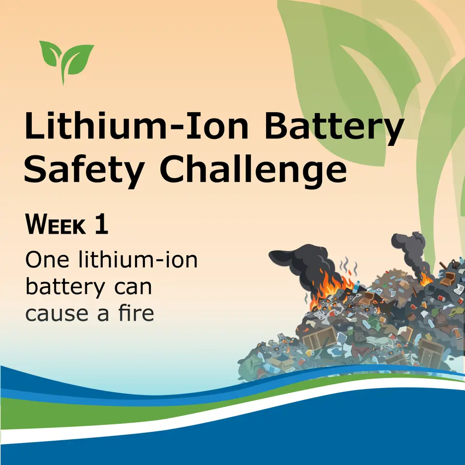 Learn more about Lithium-ion Batteries and take the Lithium-Ion Battery Safety Challenge
